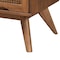 Baxton Studio Melora Mid-Century Modern Walnut Brown Finished Wood and Rattan Twin Size 4-Piece Bedroom Set 241-11178-11179-11298-11299-11300-ZORO - alternate 5